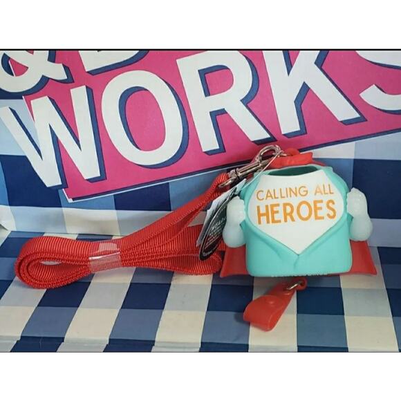 BBW Calling ALL HEROS Wearable Lanyard PocketBac Holder w. Retractable ID - Picture 1 of 2